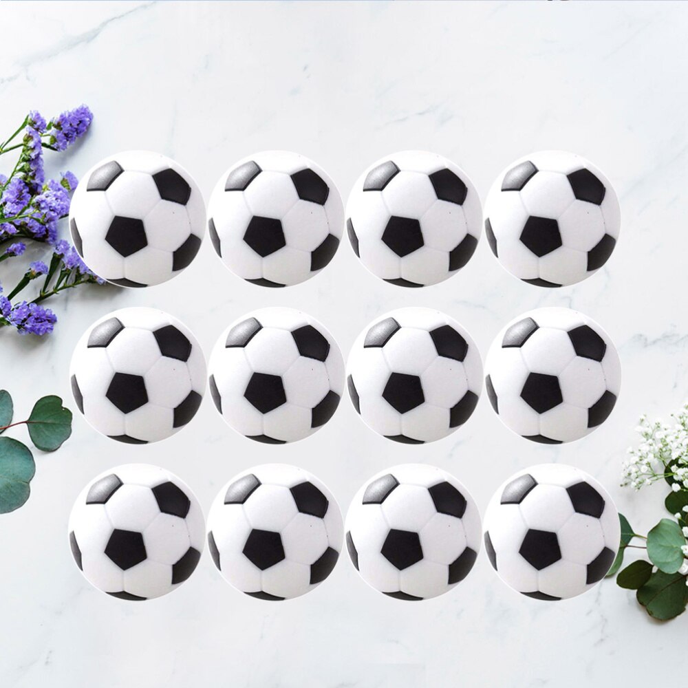 12 stk 31mm bordfodbold sjov interessant holdbar fodbold bordplade spillebold til børn børn