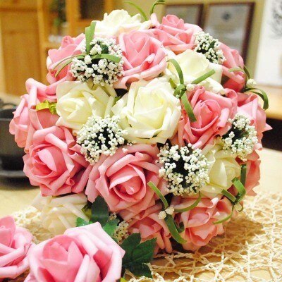 6 stuks Kunstbloemen Houder Steekschuim Oasis Boeket Posy Houder Voor Bruiloft Bruids Bloem Diy Floristische Schuim