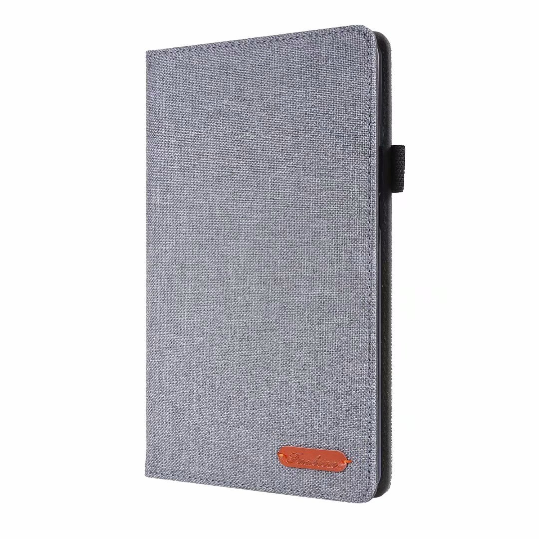 Voor Lenovo Tab M8 Case Pu Leather Stand Cover Voor Lenovo Tab M8 TB-8505F TB-8505X TB-8505I Tablet Case Funda + film Pen: gray