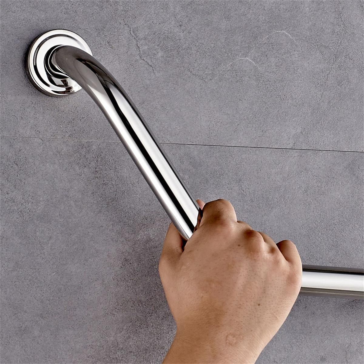 Stainless Steel Safety Grab Bar Bathroom Towel Rail Mobility Support Grip Handle Shower Assist Handle for Handicap and Elderly