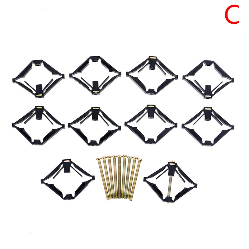 1 Set de montaje en pared interruptor caja de herramienta de reparación de escondite secreto 86mm interruptor Cassette reparación varilla de soporte electricista Accesorios: C