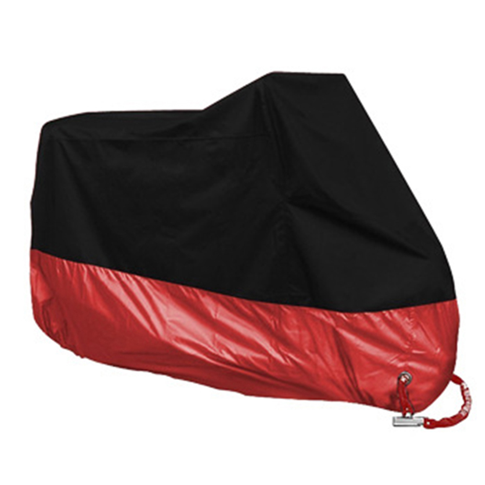 Motorcycle Cover For Motorbike Funda Moto Bike All Season Waterproof Dustproof UV Protective Outdoor Indoor Motocross Rain Cover: 3XL / Red