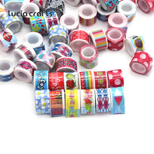 Lucia hantverk 10 st tecknade band självhäftande klistermärke självhäftande scrapbooking dagbok spetsdekoration skolkontorsmaterial  i1016