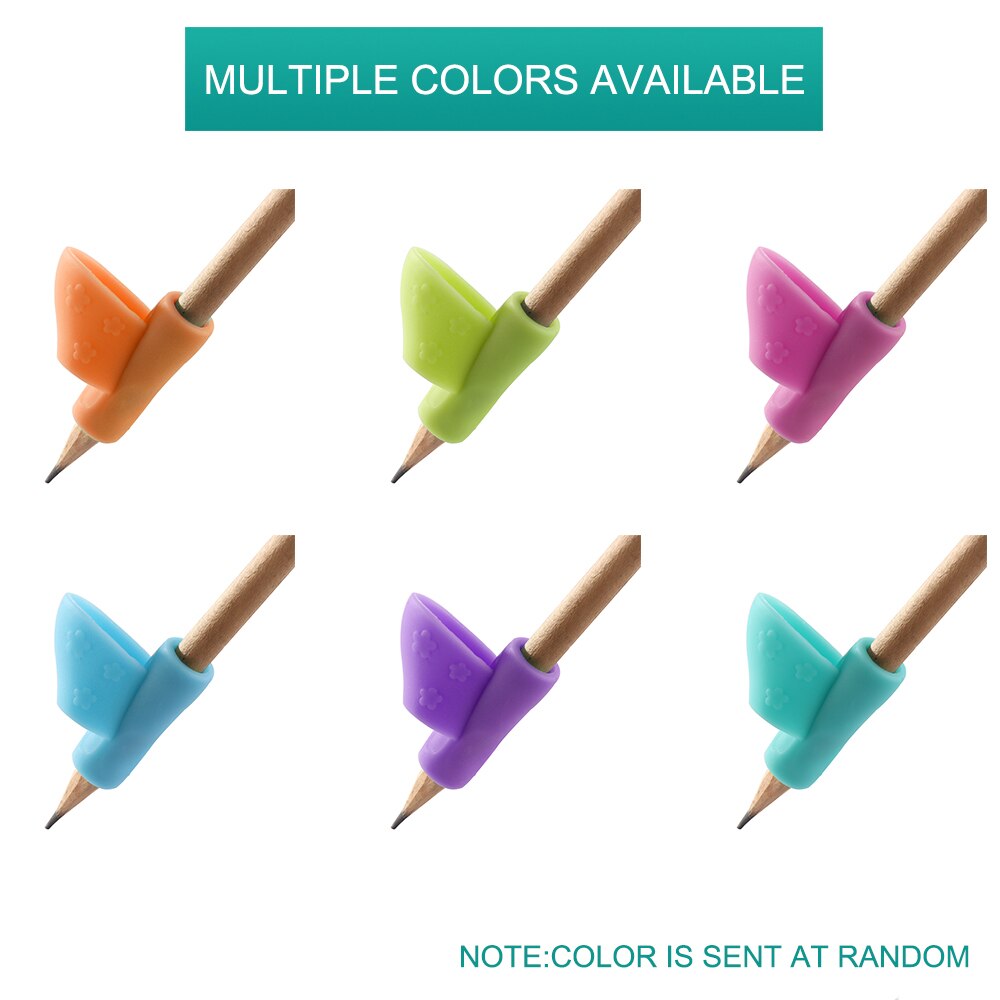 Pencil Grasps Orthodontic Siliconehold Pen Device Child Student Corrected Pencil Grasp Pen Pencil Grip Loops