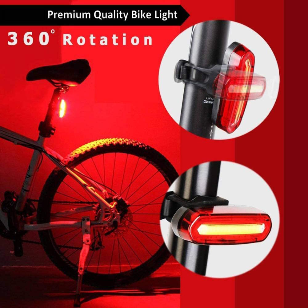 Fiets Achterlicht Mountainbike Achterlicht Usb Oplaadbare Fietsen Led-achterlicht Waterdichte Mtb Road Rijden Fiets Achterlicht