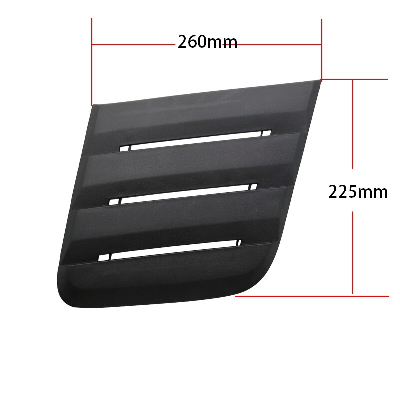 For Ford Mustang Roush + Car Black Engine Outlet Decorative