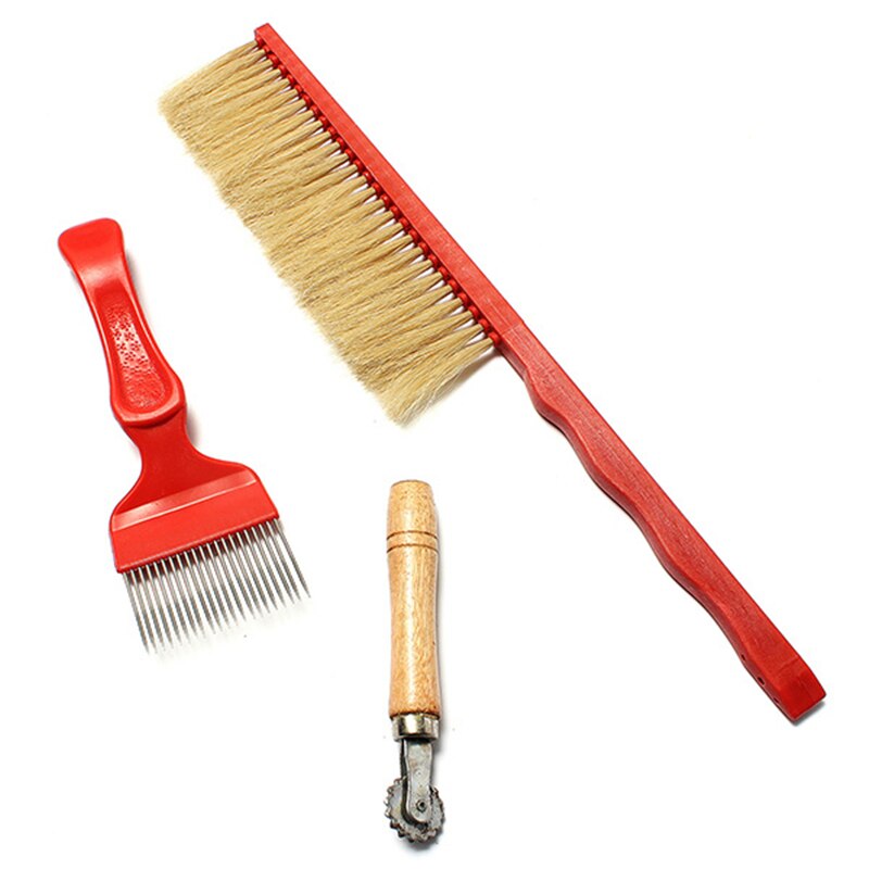 7pcs/set Beekeeping Tools Kit Set Bee Hive Box Chisel Frame Grip Queen Catcher Marker Bee Brush Apiculture Honey Tools