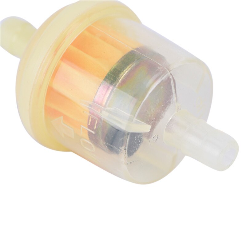 HMParts Universal Benzinfilter ROT - Performance Kraftstofffilter Für ATV, Quad Und Dirt Bikes