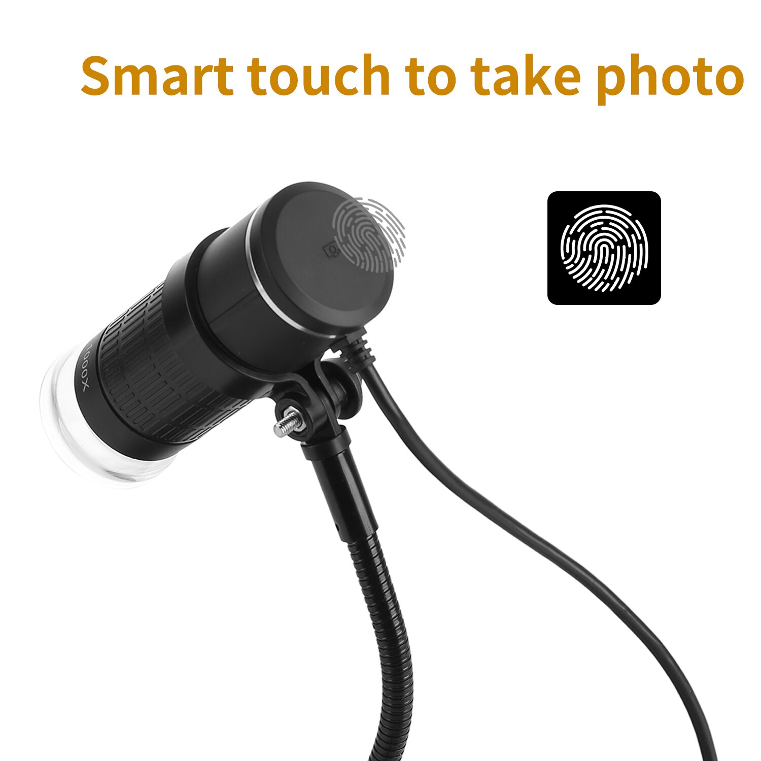 3-in-1 Digital Microscope 1000X Magnification HD 1080P Mobile Phone Microscope with Type-C+Android+Computer 3 in 1 Cable