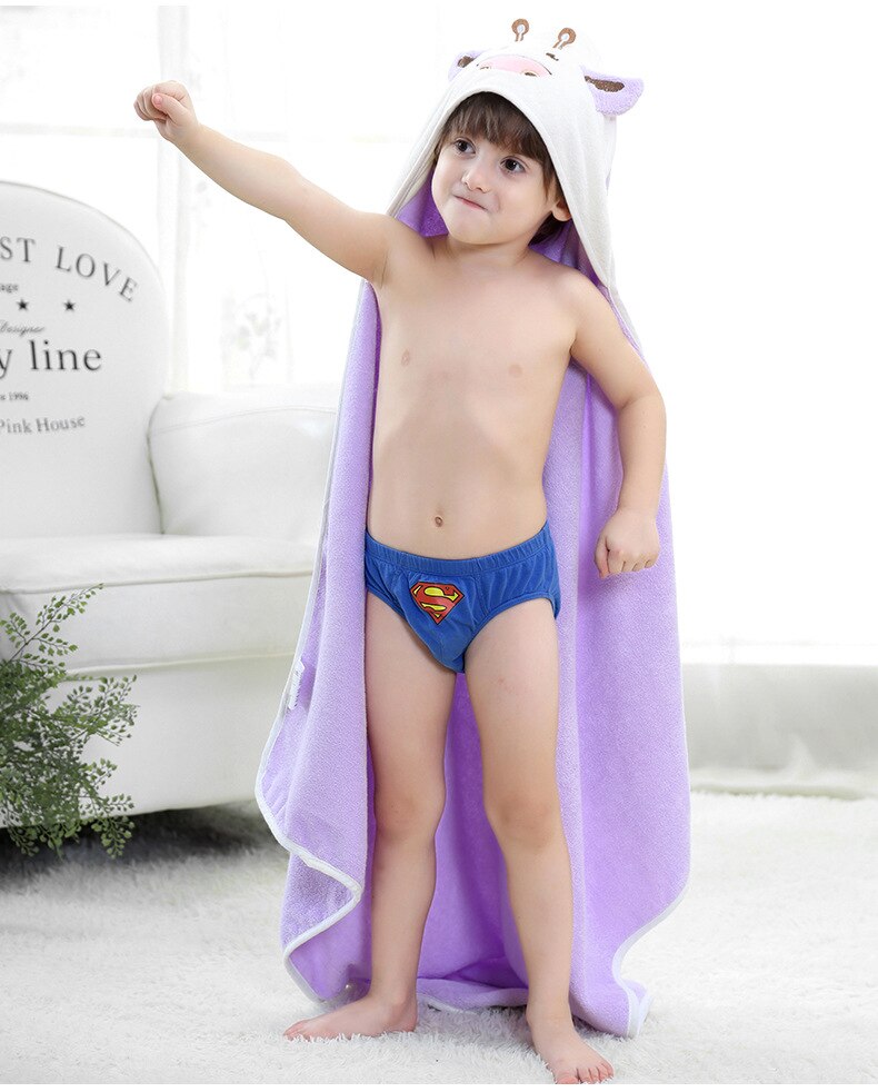 Høst baby gutter barn badehåndkle jenter hettegenser jule poncho barn badehåndkle tegneserie dyr svømme badekåpe bomull