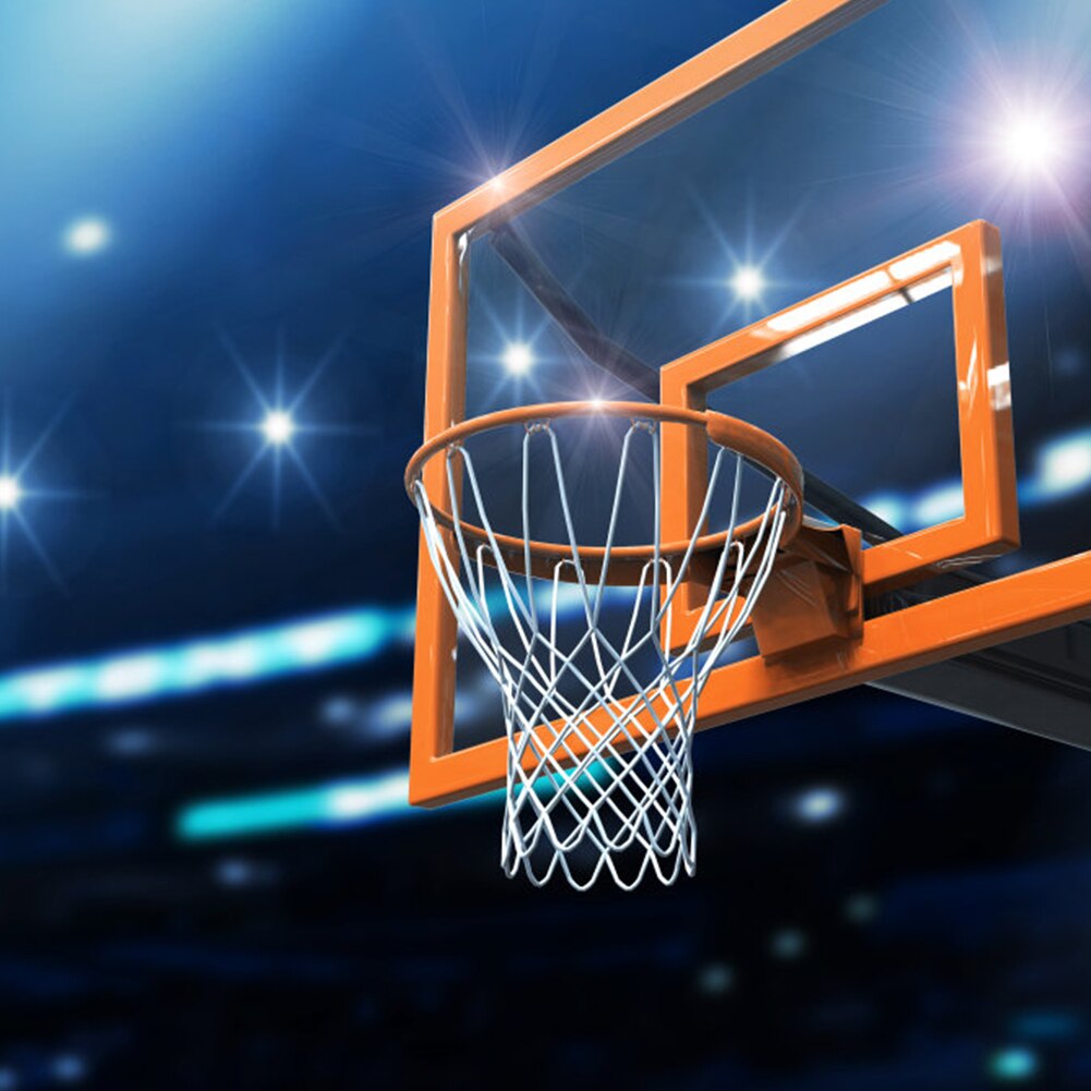 Replacement Nylon Basketball Rim Sports Basketball Hoop Ring Nylon Net Outdoor Backboard Goal Rim Lengthened Mesh