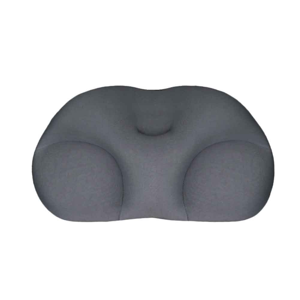 Pääntuki kodintekstiilit vuodevaatteet auto pehmeä vyötärötyyny niskatuki 3d ergonomista vaahtomuovitäyte kannettava matkatyyny pestävä: Tumman harmaa / 50 x 30 x 10cm