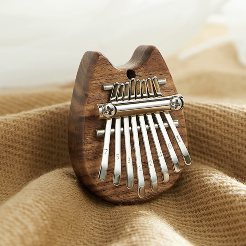 Kalimba Thumb Piano Mini Kalimba 8 Key Portable Mbira Finger Piano Best for Kids, Birthday, Christmas, Beginner, Party