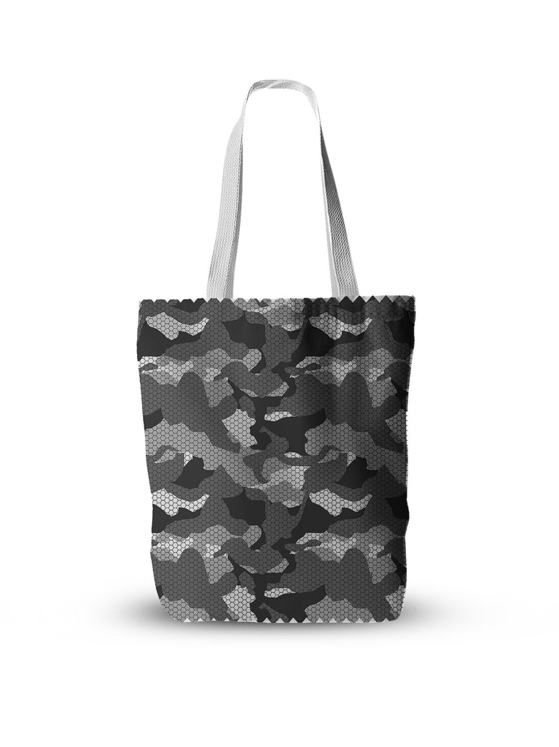 Serie de camuflaje bolso de lona plegable, bolso de compras de gran capacidad, multifunción, de gran: style9