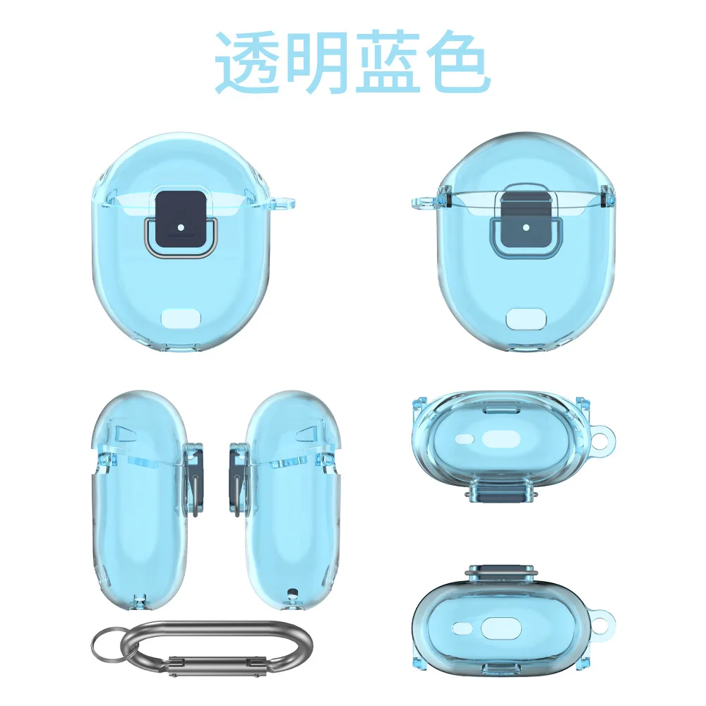 Funda protectora para Google Pixel Buds Pro 2, funda para auriculares Bluetooth, interruptor de TPU, modelo integrado, estuche rígido Simple: Azul cielo