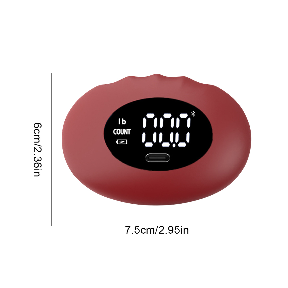 Grip Strength Tester Oplaadbare digitale gripsterkte Trainer Siliconen handgreepversterker 396.8Lbs voor krachttraining