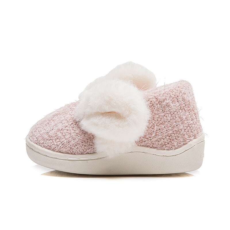 Ulknn Peuter Slippers Voor Meisjes Jongens 1-3 Jaar Winter Plus Fluwelen Warm Antislip Zachte bottom Leuke Konijn Baby Schoenen