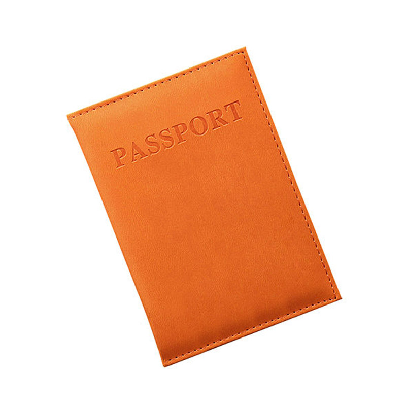 Classy Practical Travel Case Passport ID Card Cover Holder Protector Organizer PU Leather Women Men Wallet: 9