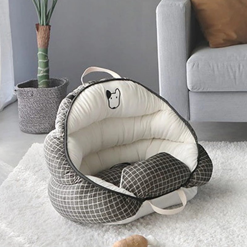 Universal Pet Carrier Car Seat Pad Safety Belt Cat Puppy Car Travel Seat Carry Pet Dog Bed Winter Warm Comfortable Kennel Nest