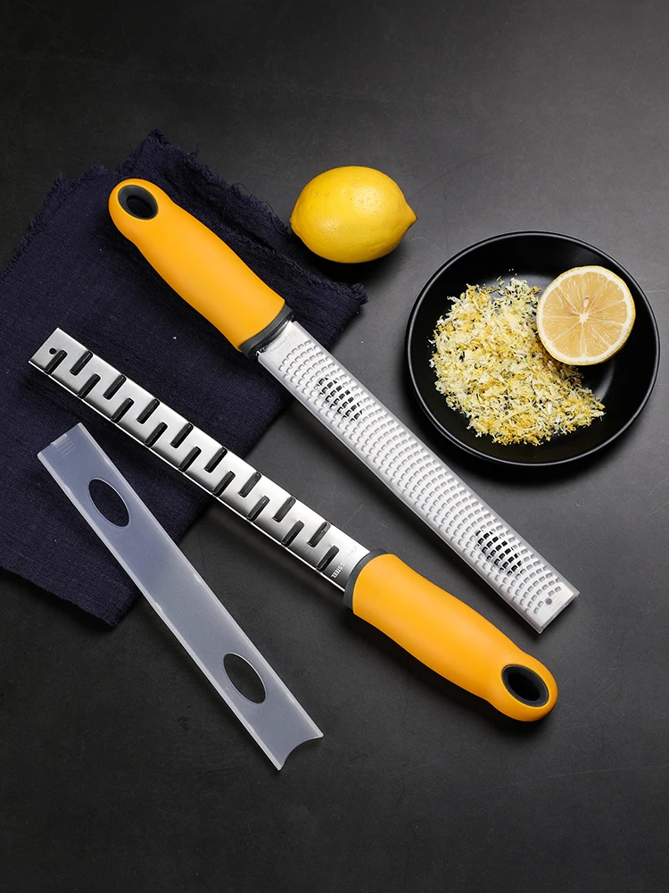 Stainless steel grater lemon scraper wiping knife cheese cheese chocolate shaving knife kitchen gadgets