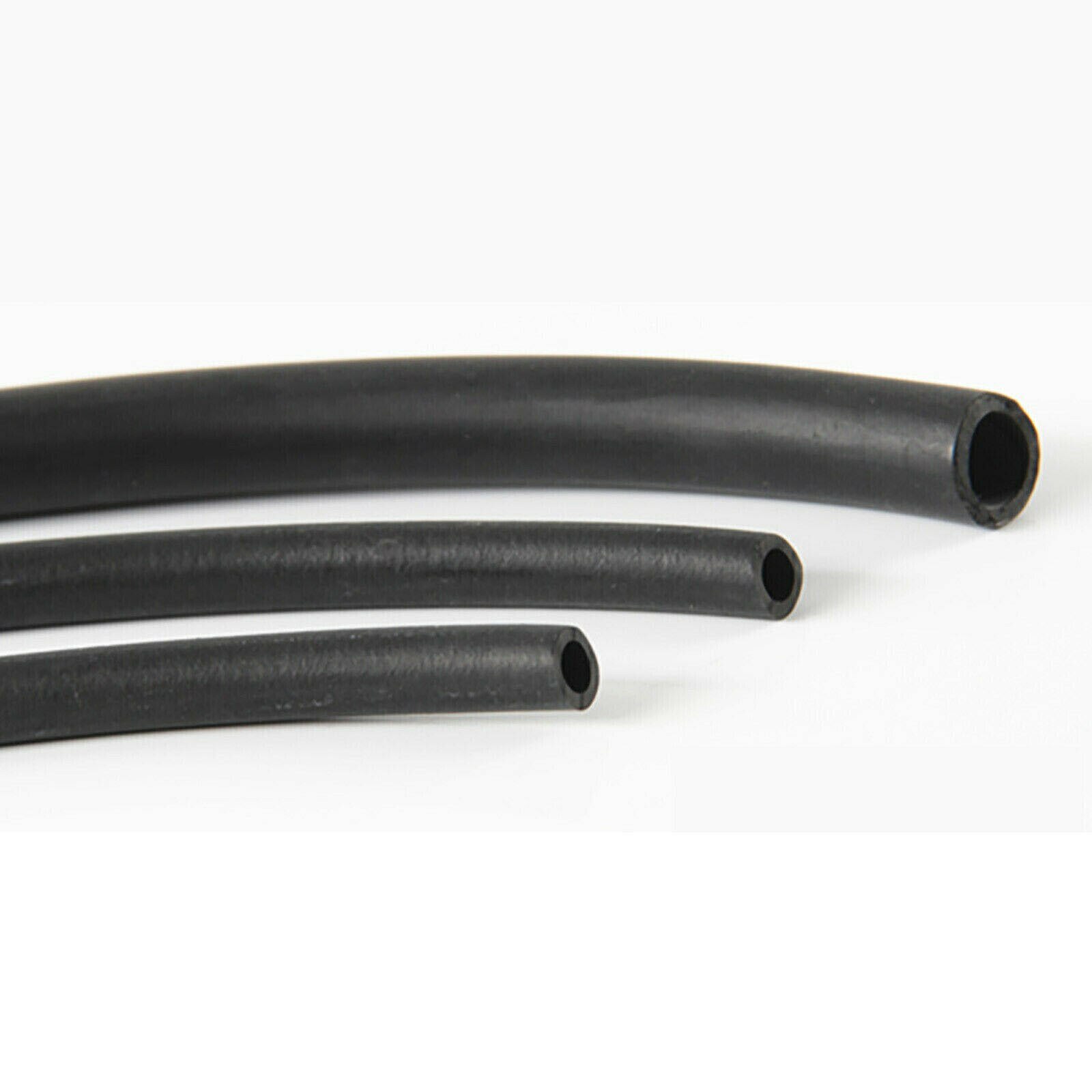 Black Fluorine Rubber Tube ID 2 3 4 5 6 8 10 12mm Soft Seal Hose OD 4mm~16mm High Temperature And Corrosion Resistance