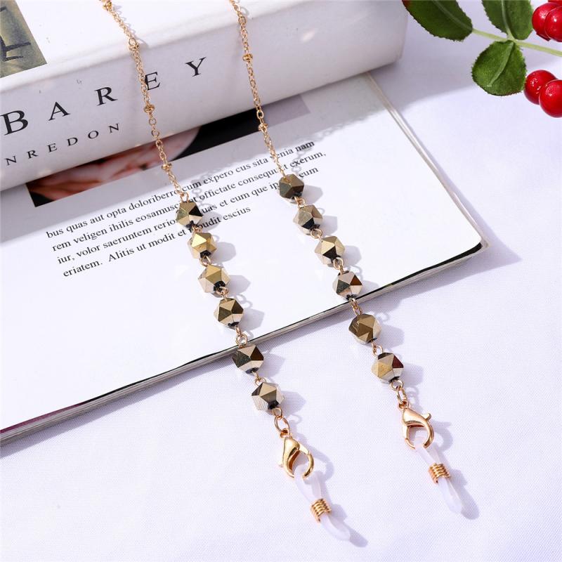 70CM Sunglasses Face Masking Chain Glasses Chain Lanyard Delicate Crystal Eyeglasses Chains Neckless Cord Rope Jewelry: 06