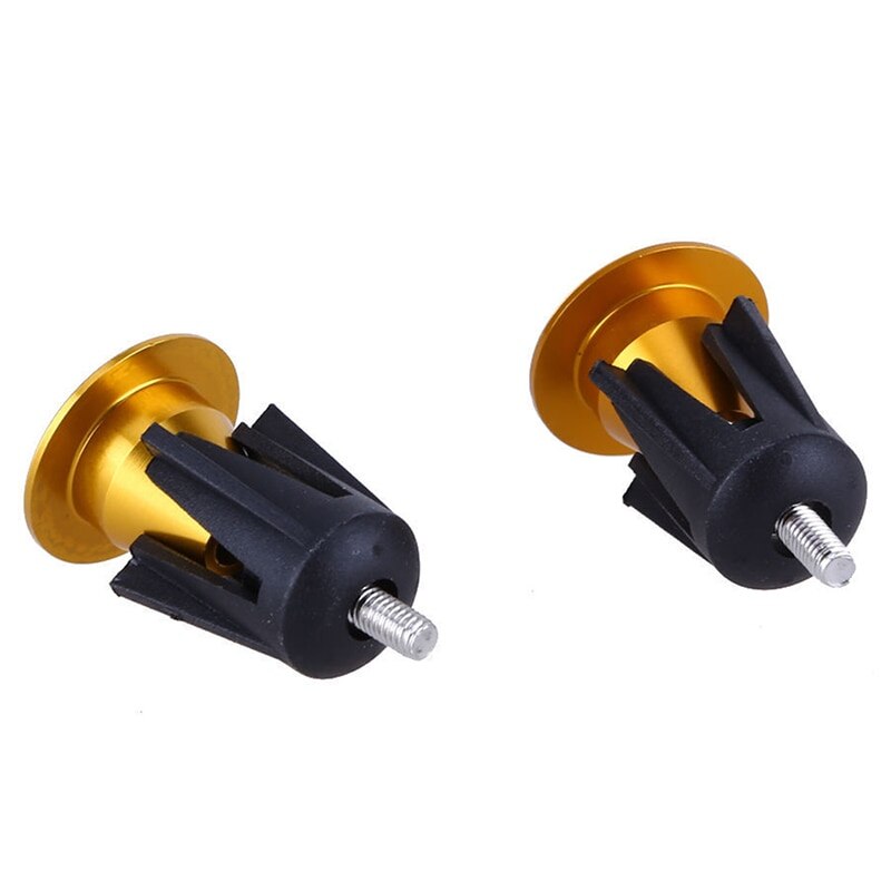 1 paire vélo poignée guidon embout en alliage d'aluminium serrure vtt montagne poignée barre embouts pour vélo guidon accessoire: Color 6