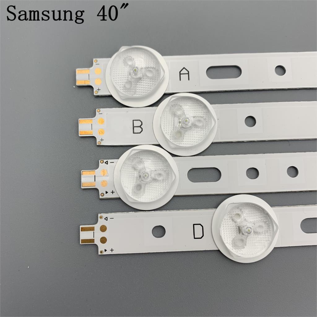 100% Peças/set novo 10 40D1333B 40L1333B 40PFL3208T LTA400HM23 retroiluminação LED bar SVS400A79 4LED A B D 5LED tipo C Rev.1 120712