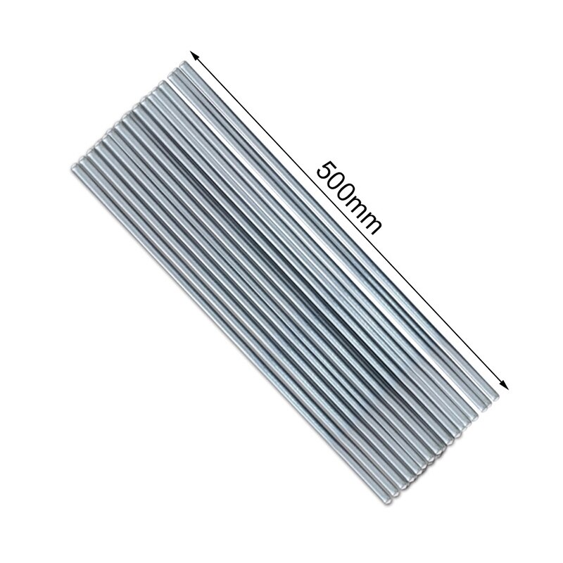 Lavtemperatur sveisetråd aluminium sveisefluks kjerne aluminium elektrode (ingen fluss) multiverktøy 10/20/30/50 stk 1.6mm/2mm*50cm