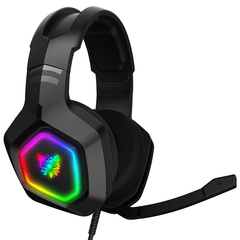 Onikuma Gaming Headset Rgb Headset Stereo Noise Cancelling Hoofdtelefoon Voor PS4/ One/Pc/Laptop/Ns/tablet/Iphone