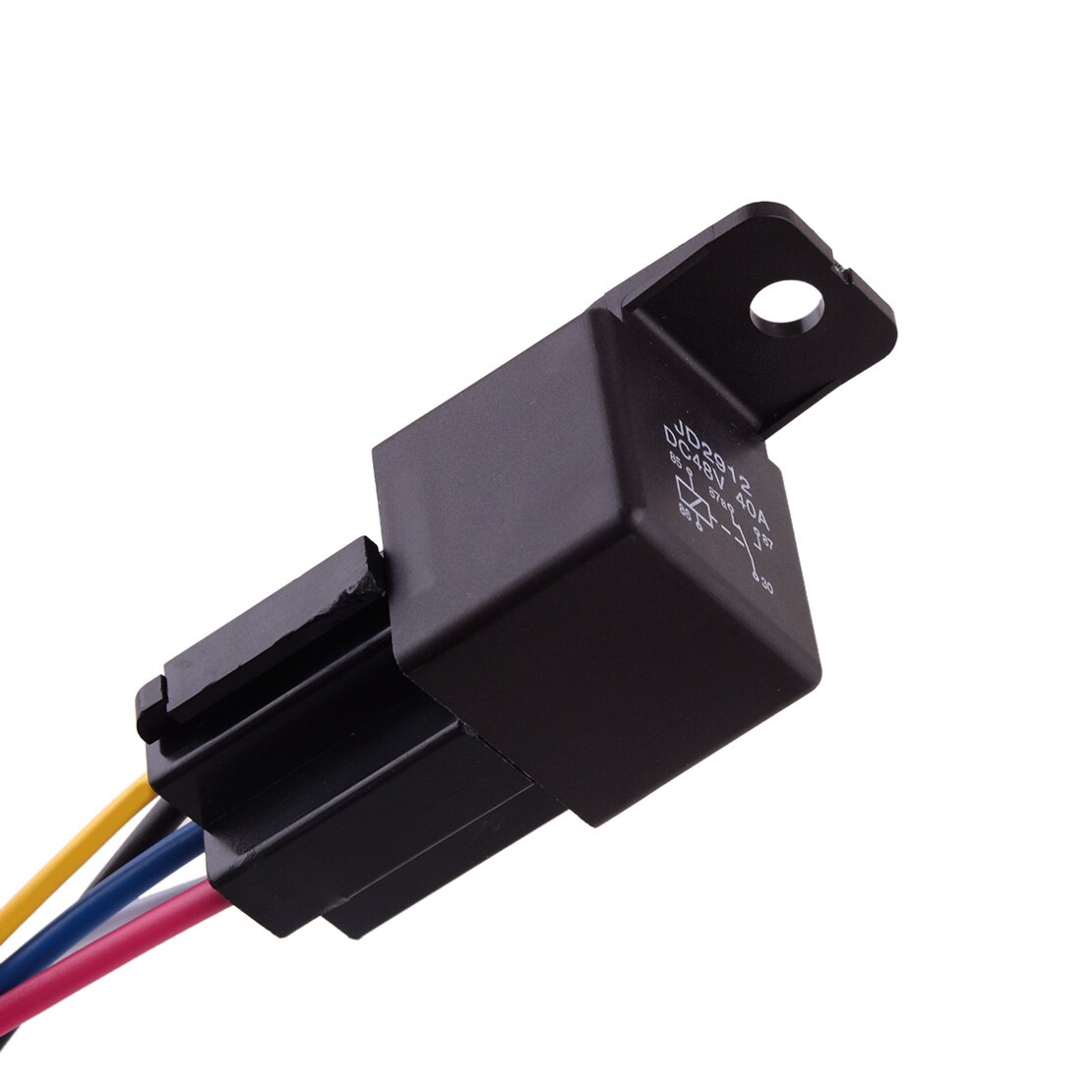 3Sets 5 Pin SPDT Automotive Relay Plug Socket With 5 Wires Harness Universal Car Accessories