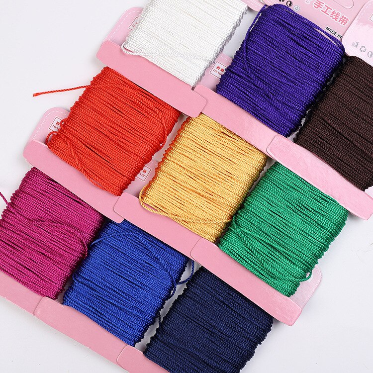 1.5mmx20m Hand knitting Jute Rope for Handcraft Supplies Packaging Stuff Bouquet wrapping