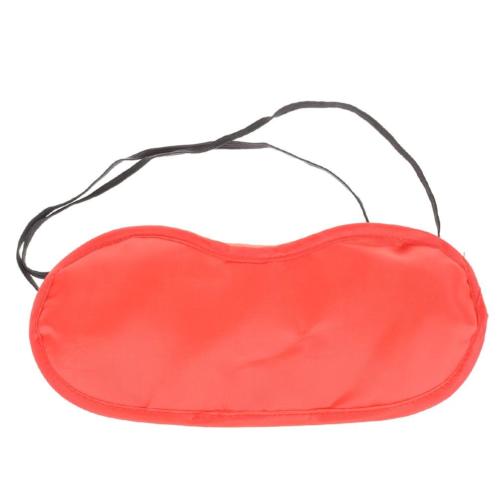 1 Pcs Travel Sleep Rest Slaapmiddel Eye Mask Eye Shade Cover Comfort Blinddoek Shield Patch Eyeshade: red