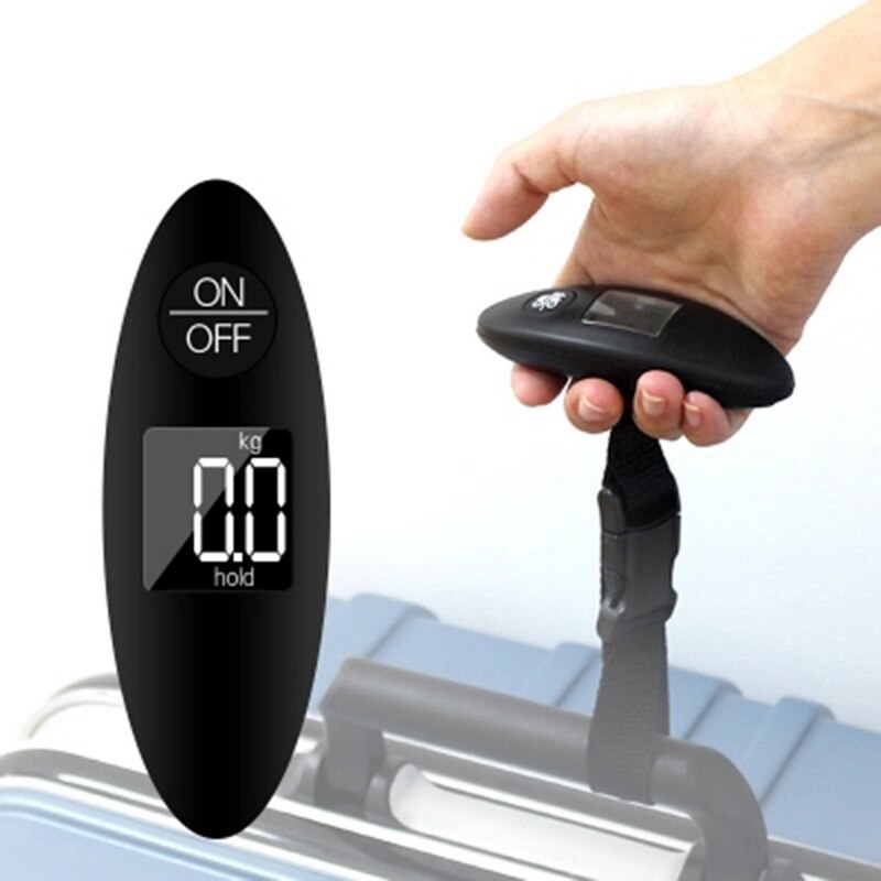 Mini Digital Electronic Scale Portable Travel Suitcase Bag Scale Hanging Scale Weight Balance Handheld 40kg/100g