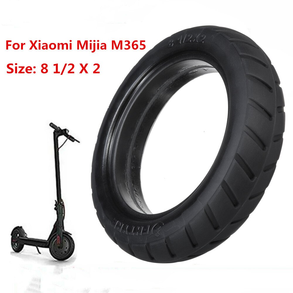 Voor Xiaomi Mijia M365 Elektrische Scooter Banden 8 Inches 1/2 Duurzaam Dik Rubber Band Wielen Effen Buitenste Banden M365 Accessoires