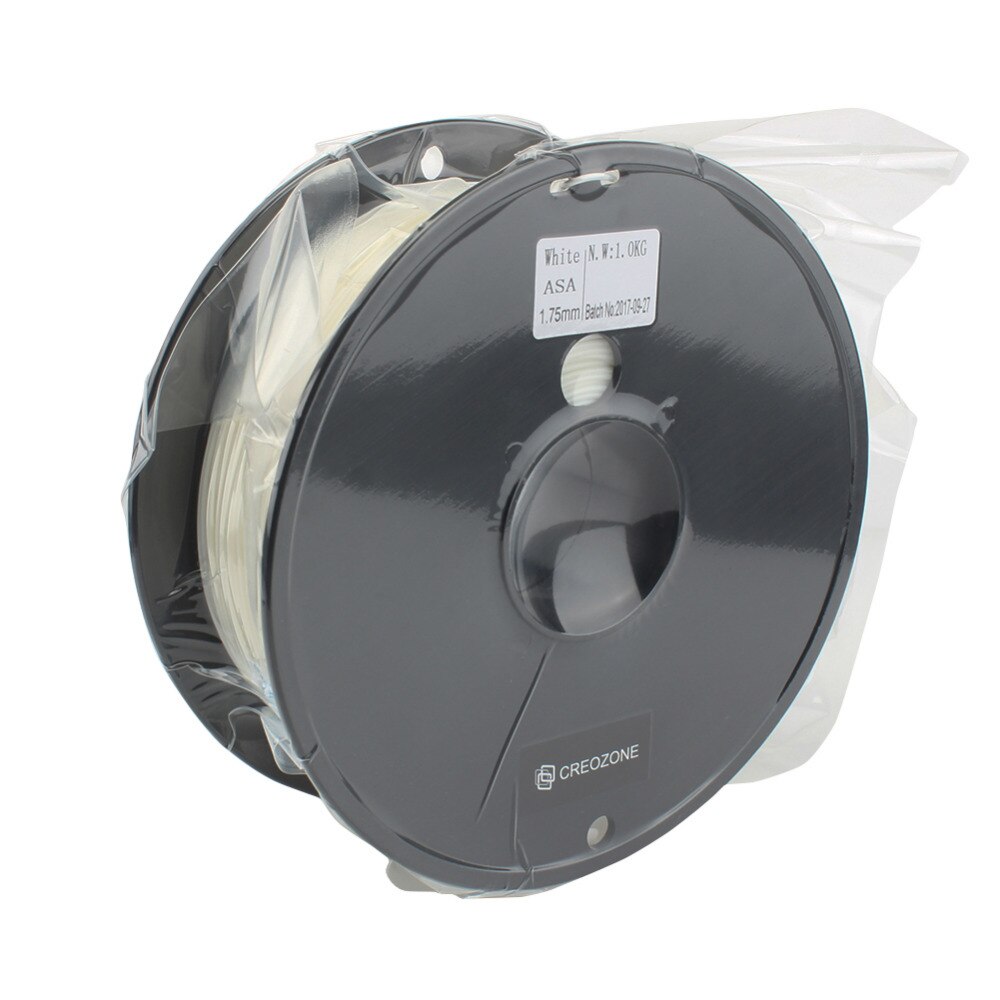 ASA Filament Water/UV Resistant 3D Printer Filament Higher Rigidity Than ABS White Color PVB TPU TPE PVA PA PETG HIPS