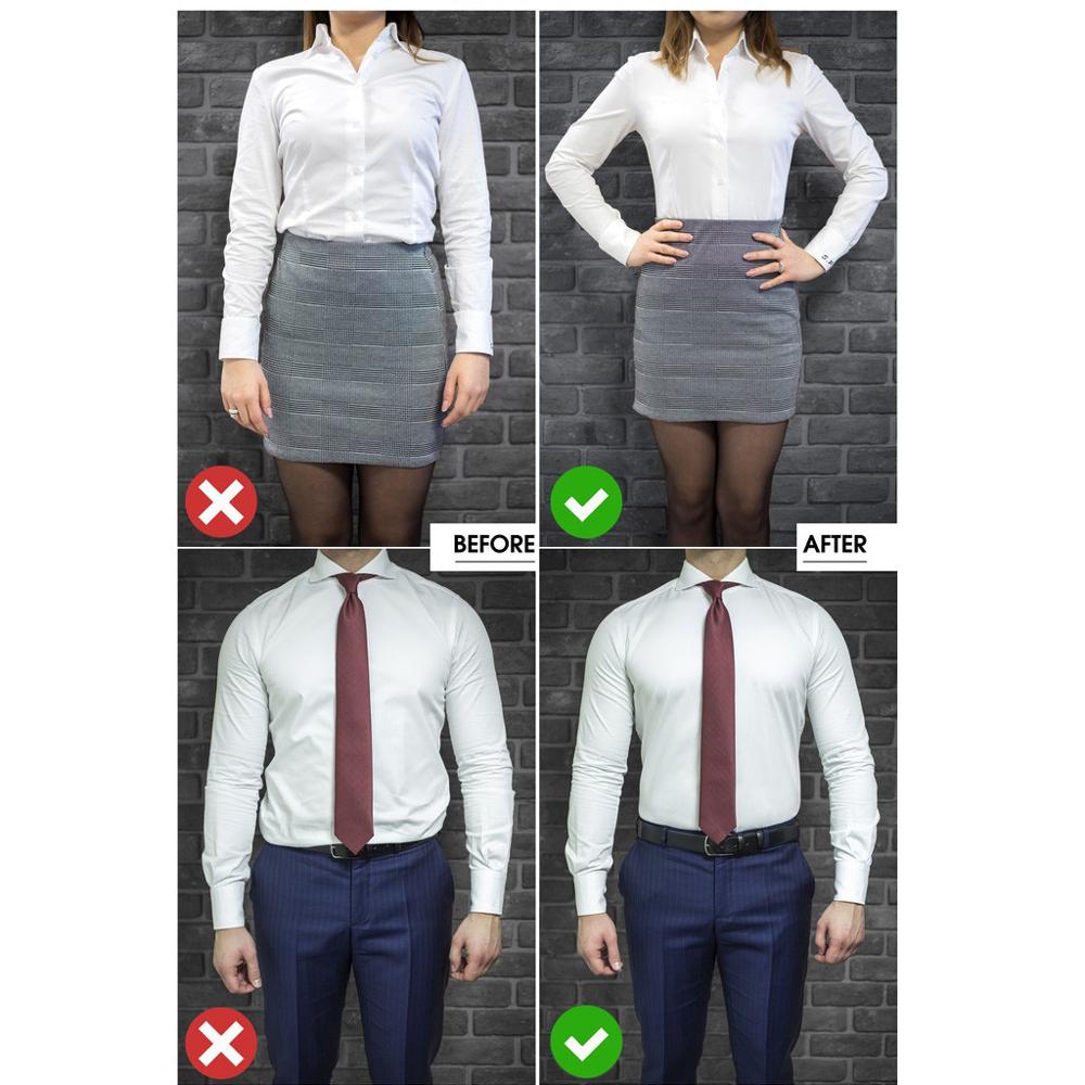 2022 supporto per camicia uomo donna camicia regolabile-restare migliore camicia soggiorni per uomo camicia da cintura nera rimboccare esso progettata per contenere C