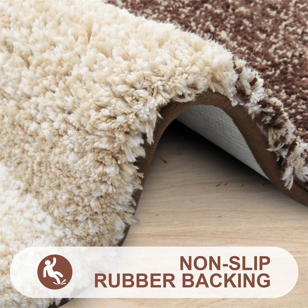 Olanly-alfombrilla de baño de lujo, alfombra absorbente de microfibra para baño, alfombrilla para pies de ducha, suelo suave antideslizante para sala de estar, decoración de alfombras de felpa