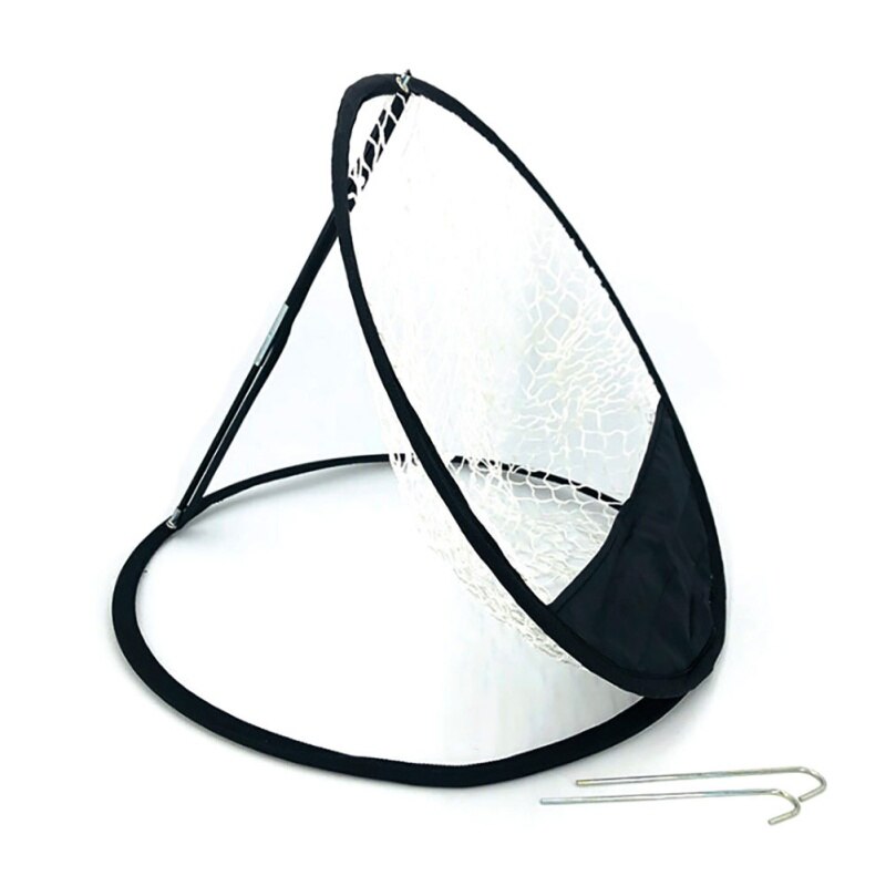 Golf Chipping Practice Net Golf Pop-UP Indoor Outdoor Chipping Pitching Cages Mats Practice Easy Net Golf Training Aids