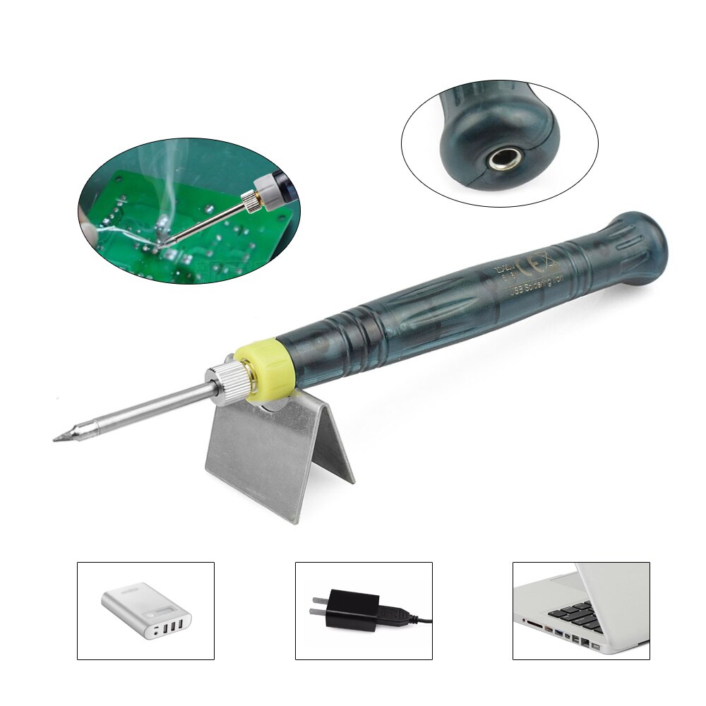 5V 8W USB Solder Iron electric kit Portable Touch Switch Electric Soldering Irons Station Welding Repair Tool Soldering Iron Set