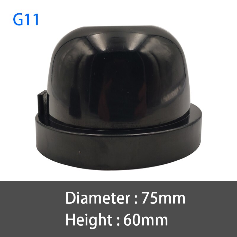 2 stk bil led lys hovedlys støvdeksel skjult xenon lys gummipakning cap deksel hodelykt bil styling  h4 h1 h7 d2h h11 h8 hb3: G11-75mm