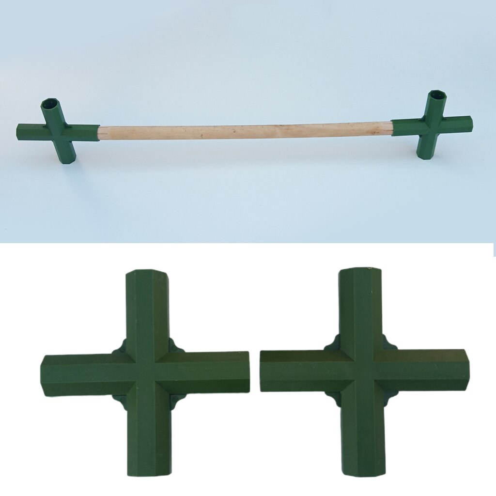 Giunti per serre in plastica resistente 2 pezzi per supporti per fiori, mobili, mensole