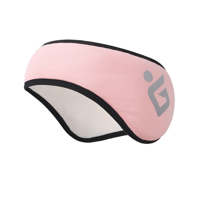 Orejeras de abrigo para invierno deportes oído protección artefacto banda de pelo de a prueba de viento frío calentador del oído: pink