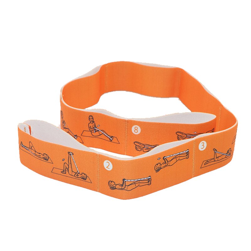 Yoga stretchband band weerstandsband elastische dansband training rallyband fitness stretchen crossfit fitnessapparatuur: Geel 1
