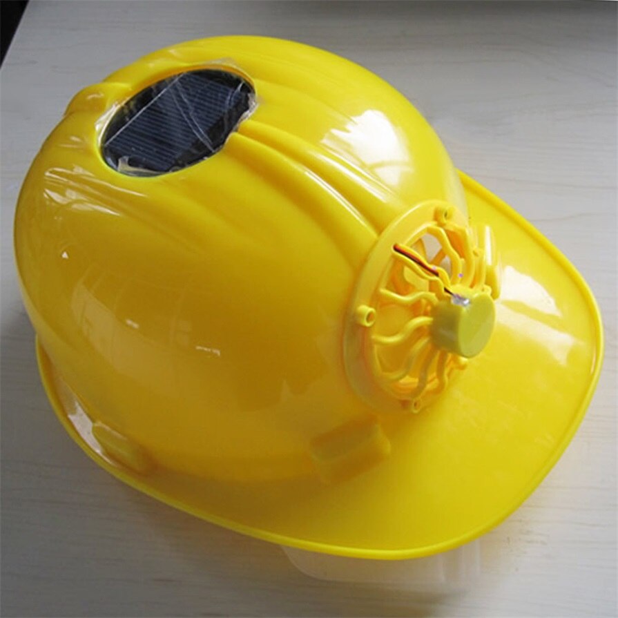 Solar Power Fan Helmet Outdoor Working Safety Hard Hat Construction Workplace ABS material Protective Cap Powered by Solar Panel