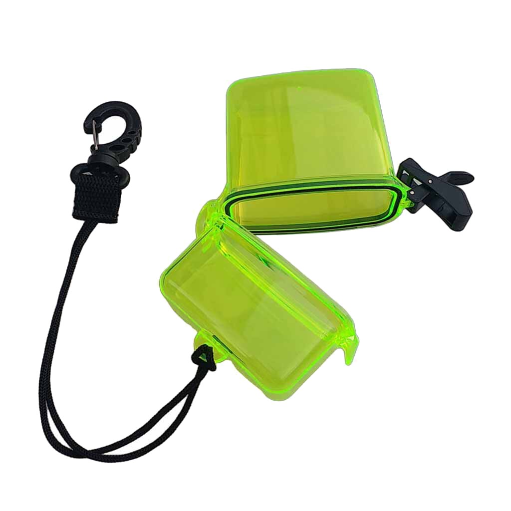 Bolsas de buceo de plástico contenedor de caja seca impermeable con Clip giratorio de buceo Kayaking Sailing