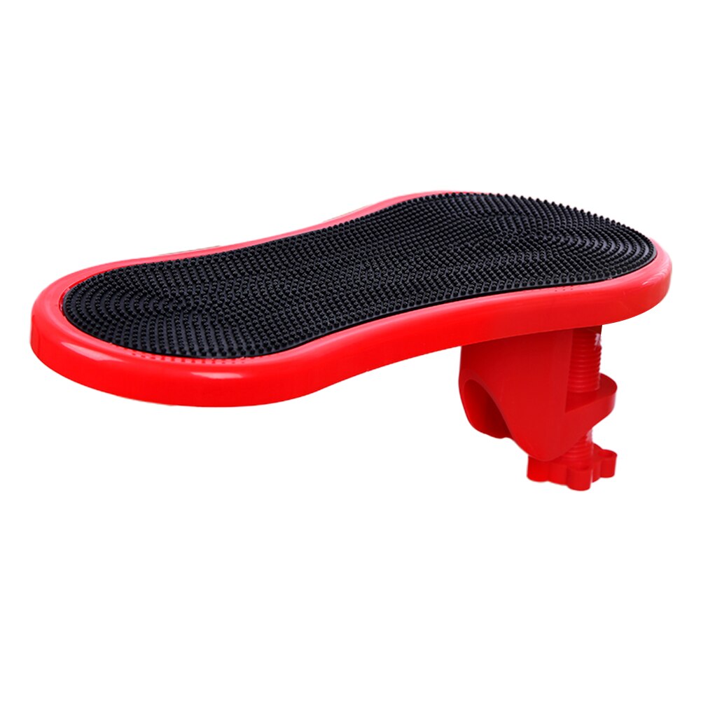 Proteção do pescoço ergonômico casa computador escritório braço ajustável suporte de mão pulso mouse pad rotação jogos anti fadiga: Vermelho