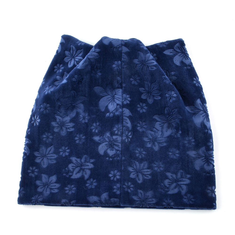 Tqmsmy herfst warme winter muts voor dames kattenoren skullies mutsen met oorkleppen petten dames bloemenprint mutsen tmdh 07