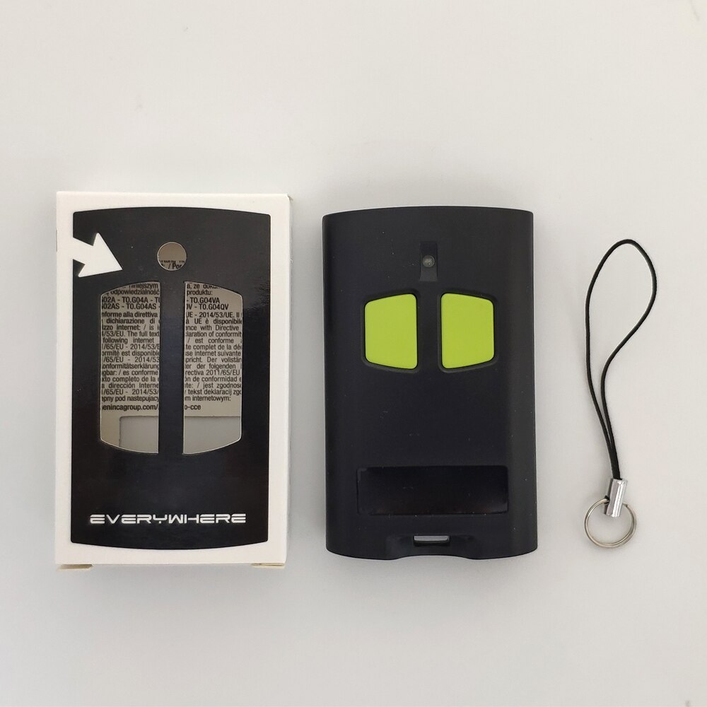 2pcs Beninca TO GO TOGO 2va Remote Control IO 2WV Transmitter