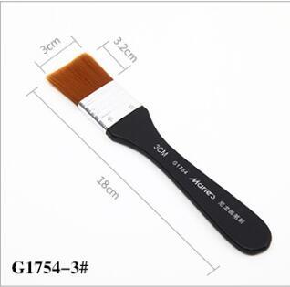 Pincel de lana de nailon para pintura de acuarela, pigmento de pintura acrílica, pincel para pintar Graffiti, suministros de herramientas de arte (2 #3/4 #/5 #6 #7 #8 #): 3cm